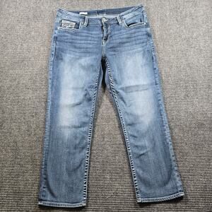 Vigoss Jeans Women's 18 Blue Straight Stretch